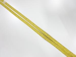 アンティーク　未使用品　正絹　帯留用手組み三分紐